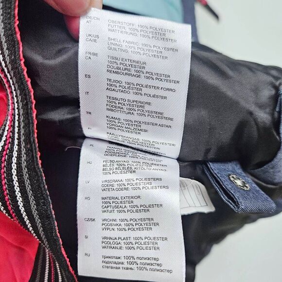 KILLTEC Torey Insulated Purple Blue Gray Waterproof Ski Snow Hooded Jacket 14 Jr - Picture 11 of 12